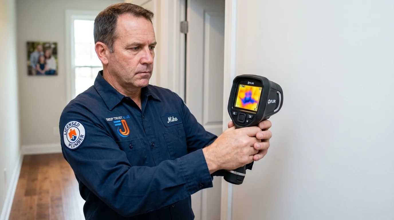 Thermal imaging leak detection by Johns Plumbing LLC in Manhattan Beach